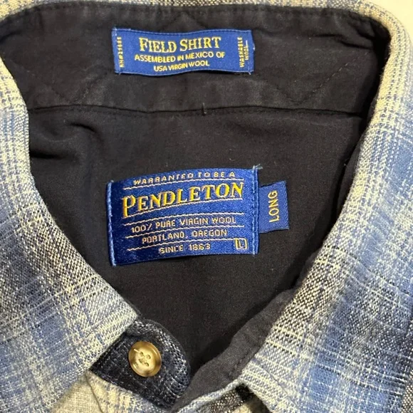 EUC Pendleton Field Shirt large long - Picture 2 of 8